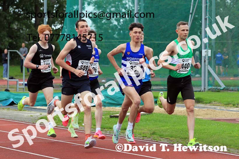 1500 metres, 2023 NEGP 5 Monkton, Wed, July 26th. Photo: David T. Hewitson/Sports for All Pics